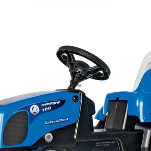 Rolly Toys Traktor Rolly Kid Landini, niebieski z przyczepką - Jeździki dla dzieci - miniaturka - grafika 7