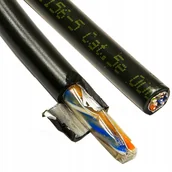 Akcesoria TV-SAT - Kabel przewód skrętka Utp ziemny Uv żelowany - miniaturka - grafika 1