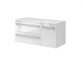 Szafki łazienkowe - Furni Szafka z Blatem Wisząca ATHOS 90 cm D L ATH BL 90 D L - miniaturka - grafika 1