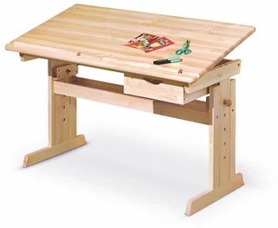 Halmar Biurko JULIA sosnowe - Biurka dla dzieci - miniaturka - grafika 3