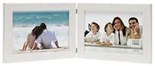 Ramki na zdjęcia - Deknudt Frames Deknudt klatek s41vf1-H2H-10.0 X 15.0 ramka na zdjęcia, rozkładana, na 2 zdjęcia, format poprzeczny, biały, biały, 10 x 15  cm S41VF1-H2H-10.0X15.0 - miniaturka - grafika 1