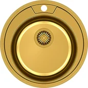 Zlewozmywaki - QUADRON CLINT 210 złoty (HB7104PVDBSG1) HB7104PVDBSG1 - miniaturka - grafika 1