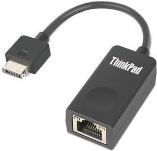 Lenovo 4X90Q84427 karta Ethernet i adapter sieciowy karty i adapter sieciowy (przewodowy, USB C, Ethernet, czarny) - Kable USB - miniaturka - grafika 2