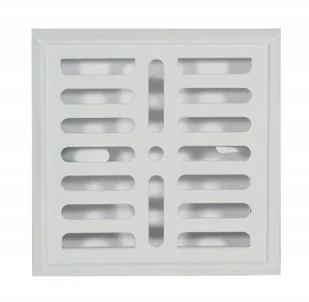 Parkanex Metalowa Malowana 14*14CM Biała - Kratki wentylacyjne - miniaturka - grafika 2