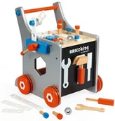 Mały majsterkowicz - Janod Brico Kids DREWNIANY WARSZTAT zestaw 25 el. J06478 - miniaturka - grafika 1