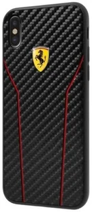 Ferrari Racing Carbon - Etui iPhone X (czarny) FESCAHCPXBK - Etui i futerały do telefonów - miniaturka - grafika 2