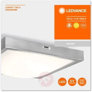 LEDVANCE Lunive Vela lampa sufitowa 22cm 3 000 K - Lampy sufitowe - miniaturka - grafika 3