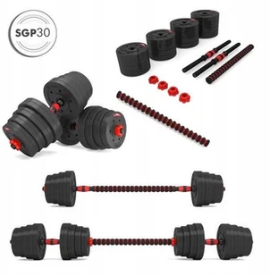 HMS Sztanga Sztangielki Hantelki Kompozyt Zestaw 30KG - Sztangi - miniaturka - grafika 6