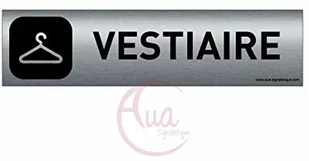 AUA SIGNALETIQUE AUA SIGNALETIQUE - Aluminiowa płyta szczotkowana AluSign DARK - 200x50 mm - Dwustronna samoprzylepna na tylnej stronie (Wifi Zone WiFi) 201309-F - Systemy ekspozycyjne i znaki informacyjne - miniaturka - grafika 5