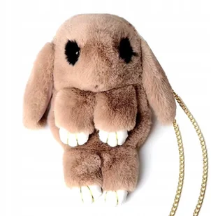 Plecak torebka królik pluszowy - Plecaki - miniaturka - grafika 2