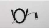 Kable USB - Lenovo USB-C Cable W/ Dongle TP FRU03X7470 - miniaturka - grafika 1