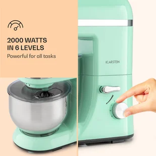 Klarstein Bella Elegance TK2-BellaEleganceP Zielony - Roboty kuchenne - miniaturka - grafika 3