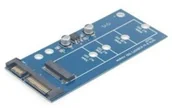 Adaptery i przejściówki - Gembird Adapter mini SATA 1.8" -> M.2 NGFF EE18-M2S3PCB-01 - miniaturka - grafika 1