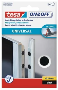 tesa Zapięcie na rzepy On & Off, czarny 55226-00000-02 - Taśmy klejące tesa Zapięcie na rzepy On & Off, czarny 55226-00000-02 - Taśmy klejące - miniaturka - grafika 1