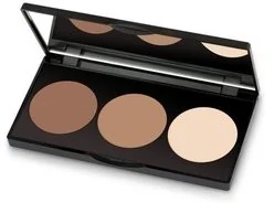 Golden Rose Contour Powder paleta do konturowania twarzy 3 x 3,5g - Bronzery i konturowanie twarzy - miniaturka - grafika 4