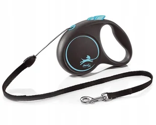 Flexi smycz automatyczna Black Design M 5m 20kg - Smycze dla psów - miniaturka - grafika 4