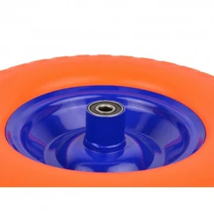 GEKO Koło do taczki pełne 4.00-6 PU pomarańczowe 2279 G71027 - Pozostałe wyposażenie warsztatu - miniaturka - grafika 6