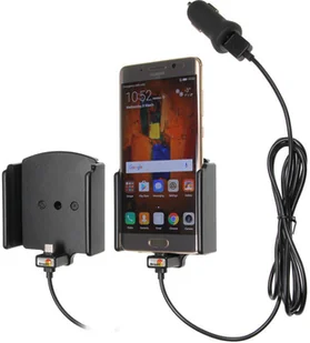 Brodit AB Uchwyt do Huawei Mate 9 Pro Pro z wbudowanym kablem USB oraz ładowarką samochodową 521948 - Uchwyty samochodowe do telefonów - miniaturka - grafika 2