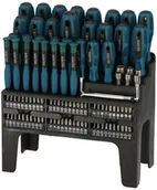 Śrubokręty - SILVER Zestaw śrubokrętów i bitów SILVER 100 el. - miniaturka - grafika 1