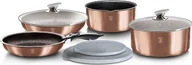 Zestawy garnków i patelni - Berlinger Haus KOMPLET GARNKÓW 9-ele CLICK &amp;amp COOK METALLIC LINE ROSE GOLD BH-6147 BH-6147 - miniaturka - grafika 1