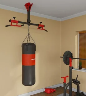 Marbo Sport Drążek regulowany do ściany i sufitu z mocowaniem na worek MS-D202 Marbo MS-D202 - Poręcze i drążki do podciągania - miniaturka - grafika 8