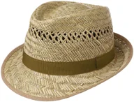 Czapki damskie - Kapelusz Słomkowy Airy Trilby by Lipodo, naturalny, M (56-57 cm) - miniaturka - grafika 1