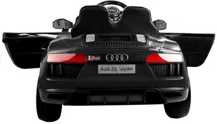 Import LEANToys Auto na Akumulator Audi R8 Spyder Czarny LT2327-0 - Pojazdy elektryczne dla dzieci - miniaturka - grafika 3