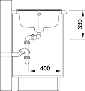 Blanco ZIA 45SL BIAŁY 516740 - Zlewozmywaki - miniaturka - grafika 4