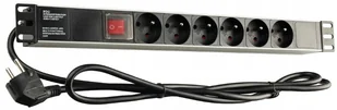 Listwa zasilająca Rack 19 (6 gniazd z uziemieniem) - Listwy zasilające - miniaturka - grafika 2