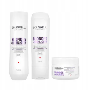 Goldwell DUALSENSES BLONDES & HIGHLIGHTS Szampon 250 ml + Odżywka 200 ml + Kuracja 200 ml 0000052685 - Szampony do włosów Goldwell DUALSENSES BLONDES & HIGHLIGHTS Szampon 250 ml + Odżywka 200 ml + Kuracja 200 ml 0000052685 - Szampony do włosów - miniaturka - grafika 2