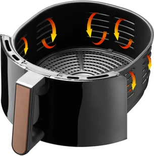 Tectake Mika 404214 Czarny - Frytkownice - miniaturka - grafika 6