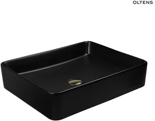 Oltens Oltens Forde umywalka 51x40,5 cm nablatowa prostokątna czarny mat 40303300 OLT-40303300-0 - Umywalki - miniaturka - grafika 3