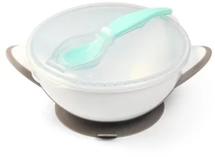 BABYONO Babyono miseczka z przyssawką i łyżeczką 1063/02 - Gryzaki dla dzieci - miniaturka - grafika 3