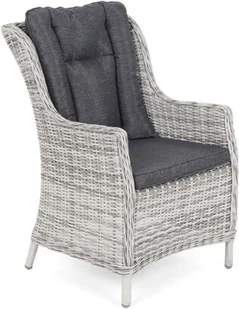 HOME &amp; GARDEN HOME & GARDEN Meble ogrodowe technorattanowe Bristol Round Elegant 150 cm Light Grey / Grey Melange 6+1 174435 - Meble ogrodowe - miniaturka - grafika 5