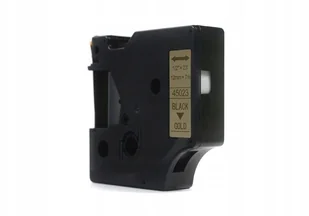 Dymo JetWorld Taśma D1 Czarny na Złotym 12mm x 7m 45023) S0720630) stron JWT-D45023N - Taśmy do drukarek barwiące - miniaturka - grafika 3