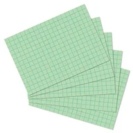 Zakładki indeksujące - Herlitz fiszek, DIN A6, w kratkę, zielony VE = 100 10901452 - miniaturka - grafika 1