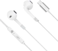 Słuchawki - Kruger&Matz C2 USB-C białe - miniaturka - grafika 1