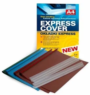 Argo Okładka do bindowania niebieska 9.5mm Ekspress 8szt. - Okładki do laminatorów i bindownic - miniaturka - grafika 2