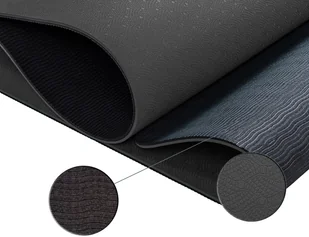 Movit SZARA MATA TPE 190x60x0,6cm DO ĆWICZEŃ FITNESS - Maty do ćwiczeń - miniaturka - grafika 5