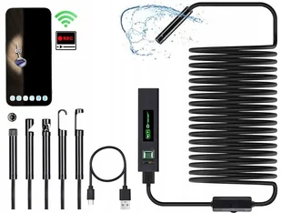 Endoskop Foto Video Kamera Inspekcyjna Wifi HD1200 - Minikamery i aparaty szpiegowskie - miniaturka - grafika 2