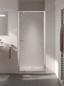 Kabiny prysznicowe - Kermi Stina Drzwi wahadłowe 1-skrzydłowe z przesuniętym punktem obrotu ST KOP 90 cm ST KOP 09019 VPK - miniaturka - grafika 1