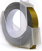 Etykiety do drukarek - Dymo JetWorld Taśma 3D JetWorld Zamiennik Biały na Złotym do wytłaczania emboss) 9mm x 3m S0898190) 10szt.) JWT-3DGOLD9N_10SZT - miniaturka - grafika 1