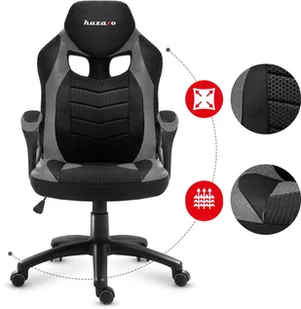 huzaro Force 2.5 GREY MESH - Fotele gamingowe - miniaturka - grafika 9