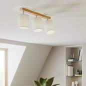 Lampy sufitowe - Britop Spot sufitowy Corralee, biały, 3-punktowy - miniaturka - grafika 1