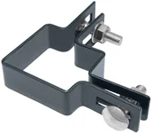 Akcesoria do ogrodzeń - Polargos Obejma słupka narożna zł. półmat str - miniaturka - grafika 1