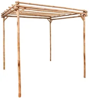 Kratki i pergole - vidaXL Pergola bambusowa, 170x170x220 cm - miniaturka - grafika 1