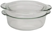 Miski i półmiski - RIESS KELOMAT Miska szkła o wysokiej "Fashion", z pokrywką, wielkość: 25 x 19,5 cm 6666/6676 - miniaturka - grafika 1