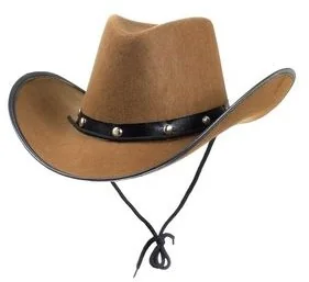GoDan Kapelusz "Kowboj z Texasu", brązowy, KKTE-YH - Dodatki do strojów karnawałowych - miniaturka - grafika 2