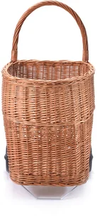 Wyroby z Wikliny PPH Jan Wnuk Wiklinowy wózek kosz na drewno zakupy 5003 - Pojemniki biurowe - miniaturka - grafika 2