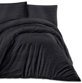 Pościel - Darymex Pościel satyna bawełniana CIZGILI Rozmiar 200x220+ 2 posz 70x80 Kolor turkus - miniaturka - grafika 1